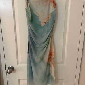 Zara Printed Tulle Skirt